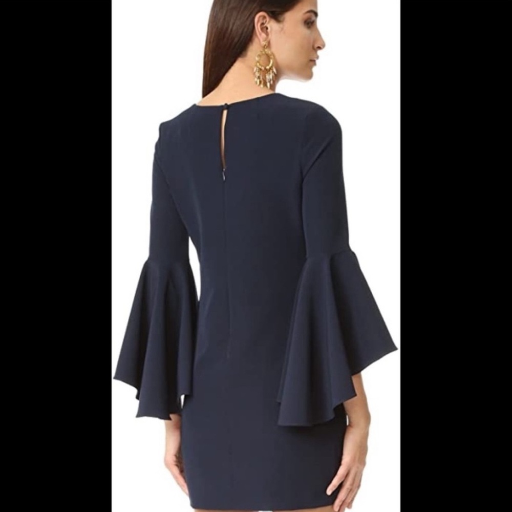 MILLY Navy Italian Cady Nicole Dress